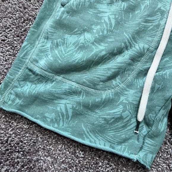 American Eagle Bonfire Fleece Sweat Shorts 6” Inseam Mens Size XS Palm Trees - Picture 3 of 8